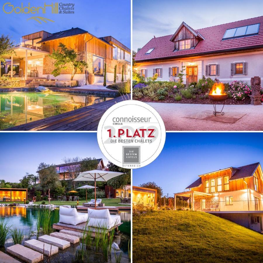 Golden Hill Country Chalets & Suites Waldschach Exterior foto